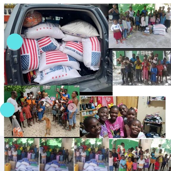 Haitian community gathered with hope at the mission