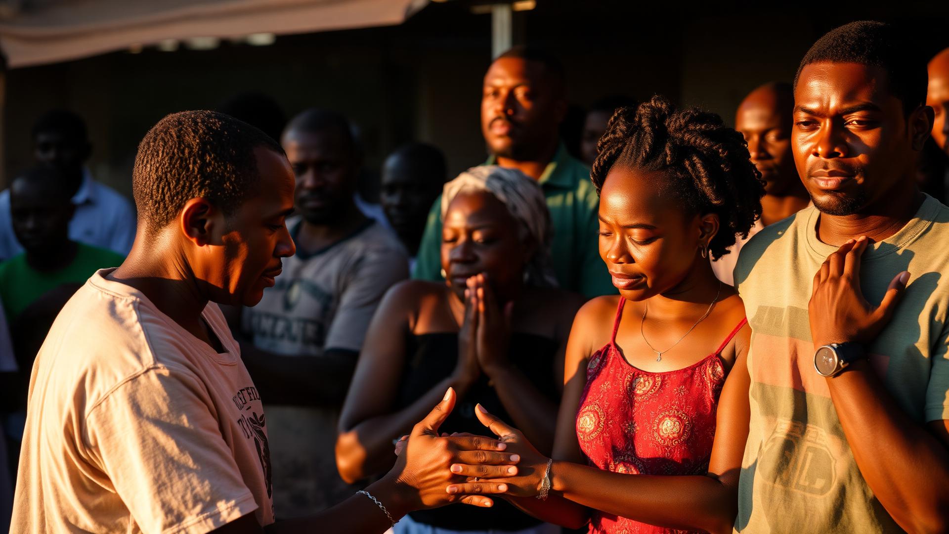 Haitian community gathered in solidarity and prayer after disaster
