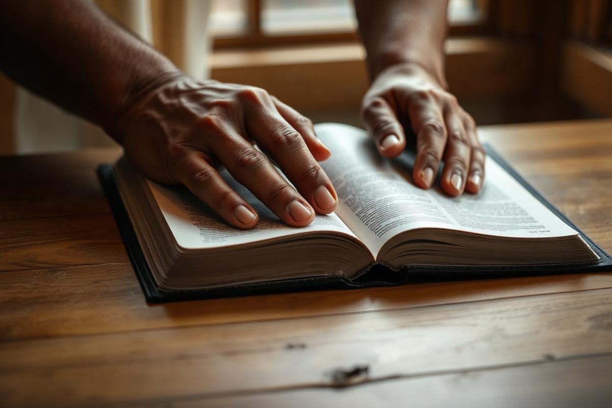 Open Bible representing our guiding principles